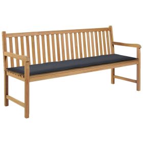 Garden Bench Cushion Anthracite 70.9"x19.7"x1.2"