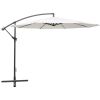 Cantilever Umbrella 137.8" Sand White