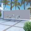 Retractable Side Awning 63"x196.9"Gray