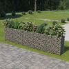 Gabion Raised Bed Galvanized Steel 177.2"x19.7"x39.4"