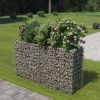 Gabion Raised Bed Galvanized Steel 70.9"x19.7"x39.4"