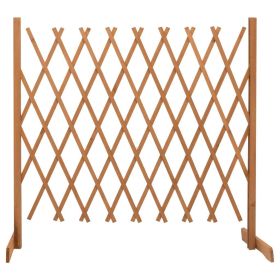 Garden Trellis Fence Orange 70.9"x39.4" Solid Firwood