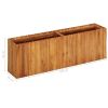 Garden Raised Bed 59"x11.8"x19.6" Solid Acacia Wood