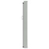 Patio Retractable Side Awning 39.4"x196.9" Gray