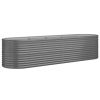 Garden Raised Bed Powder-coated Steel 116.5"x31.5"x26.8" Gray