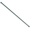 Garden Posts 10 pcs 39.4" Metal Green