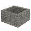 Gabion Raised Bed Galvanized Steel 35.4"x35.4"x19.7"