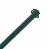 Garden Posts 10 pcs 39.4" Metal Green