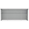 Wall-mounted Garden Shed Anthracite 46.5"x150.4"x70.1" Steel