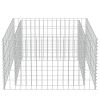 Gabion Raised Bed Galvanized Steel 35.4"x35.4"x19.7"