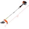 10 in 1 Multi-Functional Trimming Tool, 33CC 2-Cycle Garden Tool System with Gas Pole Saw, Hedge Trimmer, Grass Trimmer, and Brush Cutter EPA Complian