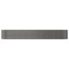 Garden Raised Bed Gray 176"x55.1"x26.8" Powder-coated Steel