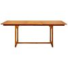 Garden Dining Table (59.1"-78.7")x39.4"x29.5" Solid Acacia Wood