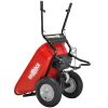 RedRock Wheelbarrow Utility Cart Electric Powered 24V DC 180W AGM Battery 330lbs (150kgs) Max Capacity Barrel Dump Material Debris Hauler