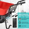 RedRock Wheelbarrow Utility Cart Electric Powered 24V DC 180W AGM Battery 330lbs (150kgs) Max Capacity Barrel Dump Material Debris Hauler