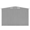 Garden Shed 101.2"x154.3"x71.3" Metal Gray