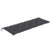 Garden Bench Cushion Anthracite 59.1"x19.7"x2.8" Fabric