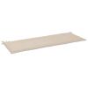 Garden Bench Cushion Cream 59.1"x19.7"x1.2"