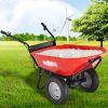 RedRock Wheelbarrow Utility Cart Electric Powered 24V DC 180W AGM Battery 330lbs (150kgs) Max Capacity Barrel Dump Material Debris Hauler