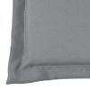 Garden Bench Cushion Gray 59.1"x19.7"x1.2"