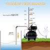 1.6HP Shallow Well Pump with Pressure Tank,garden water pump, Irrigation Pump,Automatic Water Booster Pump for Home Garden Lawn Farm, stainless steel