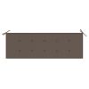 Garden Bench Cushion Taupe 59.1"x19.7"x1.2"