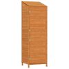 Garden Shed Brown 21.7"x20.5"x68.7" Solid Wood Fir