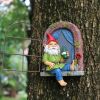 New Dwarf window door ornaments creative resin courtyard garden tree hanging landscape decoration crafts