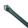 Garden Posts 10 pcs 39.4" Metal Green