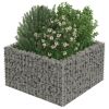 Gabion Raised Bed Galvanized Steel 35.4"x35.4"x19.7"