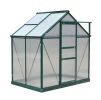 6'L x 4'W 7'H Portable Walk-In / Garden polycarbonate walk-in greenhouse