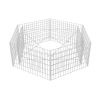 Hexagonal Gabion Raised Bed 63"x55.1"x19.7"