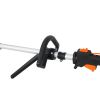 4 in 1 Multi-Functional Trimming Tool, 63CC 2-Cycle Garden Tool System with Gas Pole Saw, Hedge Trimmer, Grass Trimmer, and Brush Cutter EPA Compliant