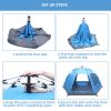 3-4 Person Automatic Family Tent Instant Pop Up Waterproof for Camping Hiking Travel Outdoor Activities