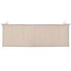 Garden Bench Cushion Cream 59.1"x19.7"x1.2"