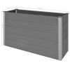 Garden Raised Bed WPC 59.1"x19.7"x35.8" Gray