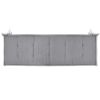 Garden Bench Cushion Gray 59.1"x19.7"x1.2"