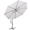 Cantilever Umbrella 137.8" Sand White