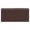 Garden Shed Dark Brown 75.6"x173.2"x87.8" Galvanized Steel