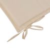 Garden Bench Cushion Cream 59.1"x19.7"x1.2"