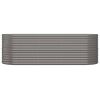 Garden Raised Bed Powder-coated Steel 88.2"x31.5"x26.8" Gray