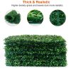 12Pcs Artificial Boxwood Topiary Hedge Plant Grass Backdrop Fence Privacy Screen Grass Wall Decoration For Balcony Garden Fence