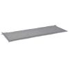 Garden Bench Cushion Gray 59.1"x19.7"x1.2"