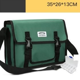 Hand-held Tool Multifunctional Canvas Thick Wear-resistant Tool Bag (Option: 15style)