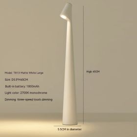 Creative High Leg Multifunctional Living Room Portable Charging Decorative Table Lamp (Option: 1800 MA-Large Matte)