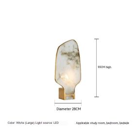 Marble Table Lamp New Chinese Study (Option: Warm Light-280x550-US)