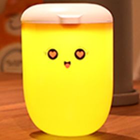 Cute Portable Electrodeless Dimming USB Powered Night Light (Option: Plug In Type Expression 4-USB)