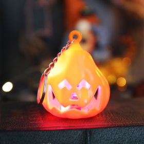 Electric Candle Lamp Decoration Portable (Option: Pumpkin Keychain)