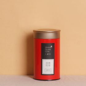 Tin Can Sealed Tea Packing Box (Option: Red-L)