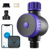 Bluetooth Sprinkler Timer, WiFi Smart Irrigation Water Timer, Wireless Remote APP & Voice Control, Rain Delay/ Manual/ Automatic Watering System, Wate